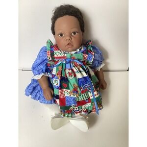 Reva 2000 Black Baby Doll Quilt Dress Shoes Collection Display